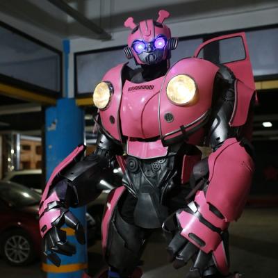 China Good quality attractive realistic entertainment robot costume for business party transform ers costume for sale