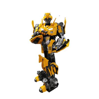 China EVA Realistic Transformer Cosplay Robot Costume Human Wear Performance Costume for sale