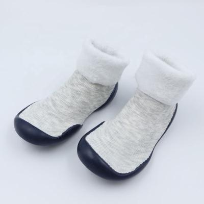 China Antibacterial Comfortable Newborn Baby Anti-Slip Floor Booties Winter Baby Shoe Socks for sale