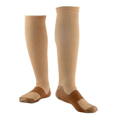 China Breathable Prevent Varicose Vein Compression Copper Fiber Pressure Sports Socks for sale