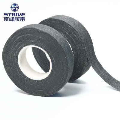 China Electrical Devices Electrical Tape Black Cotton Fabric Tape Insulation Tape 48mm*90mm for sale