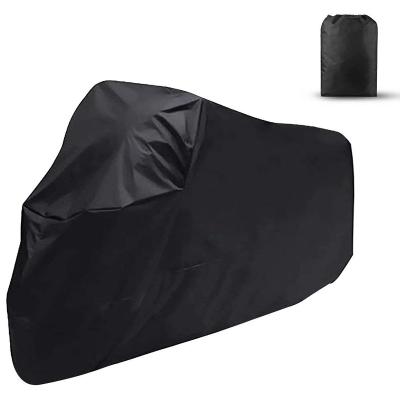 China New Locomotive Cloth Modern Black Heavy Duty Thick Folding Cover Motorcycle Scooter Moped Waterproof Cover for sale