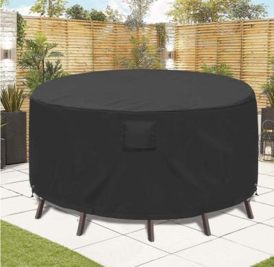 China Protect chair best price and patio popular outdoor garden 420D 600D Oxford furniture round table waterproof cover for sale