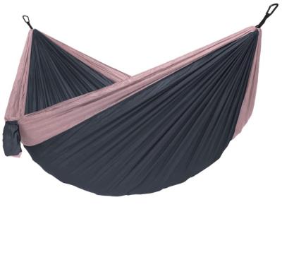 China Multifunctional Outdoor Camping Family Hammock Large Space Double Hammock Can Recycle Nylon Camping With Rope Hammock for sale