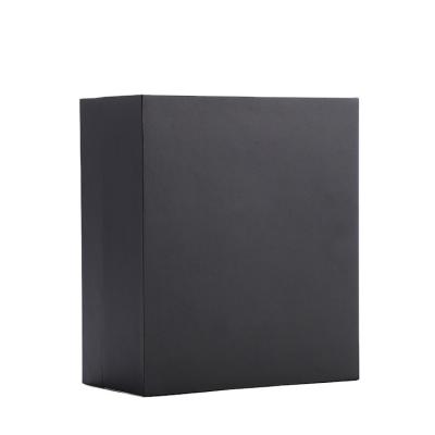 China Commedity Products Electronics Wholesales Custom Made High Quality Rigid Foldable Cardboard Black Gift Box With Lid Comestic Gift Box Luxury Gift Box Packaging for sale