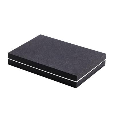 China Commedity Products Electronic Products Customize Logo Printed Black Paper Flat Rigid Package Cardboard Apparel Clothes Shoes Collapsible Packaging Folding Gift Box for sale