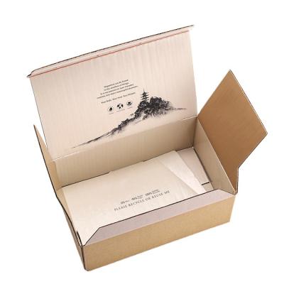 China Custom Commedity Products Electronic Products Postal Cardboard Personalized Logo Packaging Box Corrugated Shipping Paper Boxes Mailing Box With Logo for sale