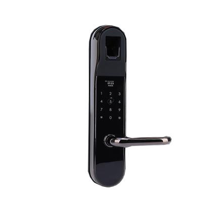 China Bilateral Optical Finger Vein Recognition Smart Door Lock Aluminum Alloy Material for sale