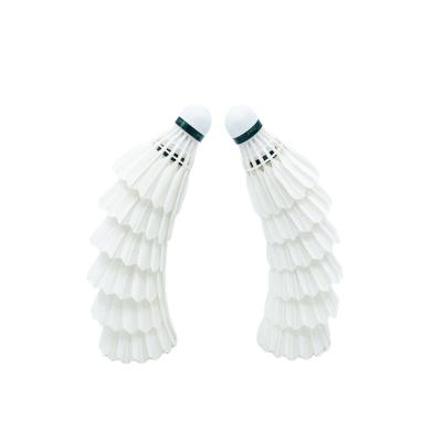 China High Quality Stable Super Class A Duck Feather Airplane Shuttlecock D75 3in1 Badminton Shuttlecock for sale