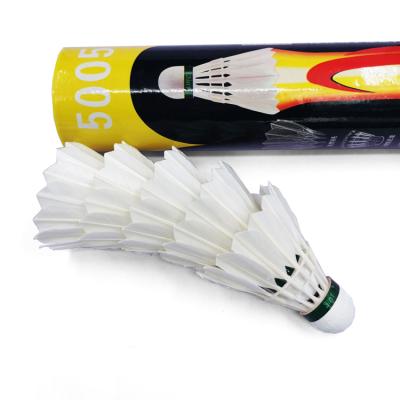 China 3 stable innovators in 1 brand cheap price duck feather badminton shuttlecocks for wholesale market for sale