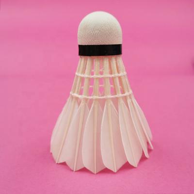 China Tournament Premium Badminton Shuttlecocks Super Durable Factory BWF Approved Natural Feather Shuttlecock Badminton For Tournament for sale