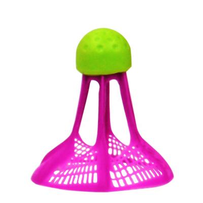 China High Quality Elastic Cork Balls Nylon Shuttlecock Badminton Air Shuttle Windproof Birdies Of New Design Windproof Nylon Shuttlecock for sale