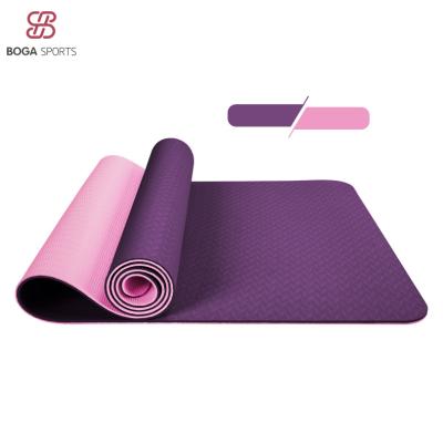 China New Eco-friendly Ultra Thick High Density Tear Resistant Sports Balance NBR Yoga Mat With Straps for sale