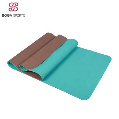 China New Eco-Friendly 8mm Custom NBR Non-slip Eco-Friendly Yoga Mat With Shoulder Straps for sale