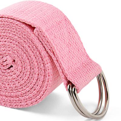 China Organic Bodybuilding Cotton Yoga Strap Belt Label Bag + Opp Cardboard Bodybuilding Fitness Boga Sports Customized Color BG-S001 100pcs CN; ZHE for sale