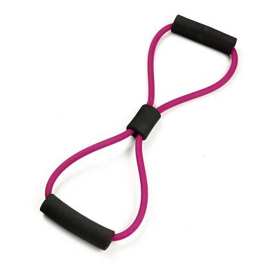 China Strength Training Fitness Muscle Exercise Yoga Tube 8 Character Chest Expansion Resistance Band for sale