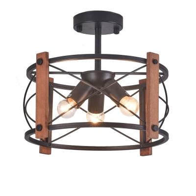 China Northern Europe Modern Home Decorative Wooden Living Room Pendant Light Wooden Ceiling Lamp for sale