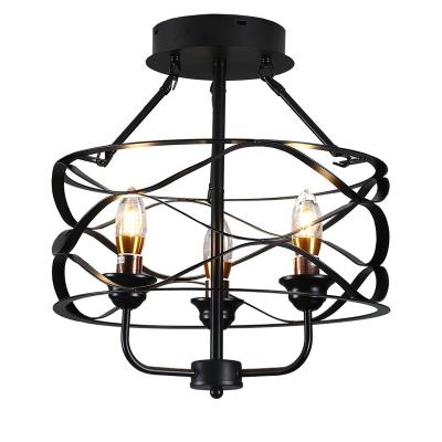 China Industry Industrial American Modern Simple Vintage Retro Bedroom Lamp Ceiling Style Pendant Light for Dining Room for sale