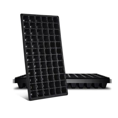 China High Quality Eco-Friendly Plastic Seedling Tray Extra Strength Seed Trays 72 108 128 200 Seed Planting Cells PVC/PS For Vegetable Seedlings for sale