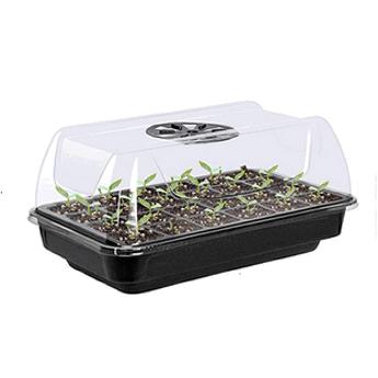 China Durable 16 and 24 Cell Plastic Seed Germination Nursery Box for Greenhouse Humidity and Indoor Heat Control for sale