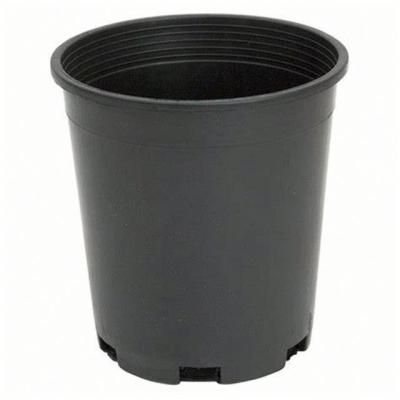 China 15 Gallon PP Flower Pot Palm Planter Eco-friendly Hard Black Plastic Pot for sale