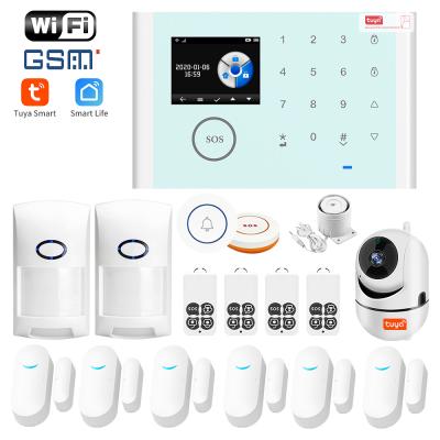 China Tuya Wireless APP Door GSM Wifi Smart Window Alarm Security System With Camera 160*100*12.5mm for sale