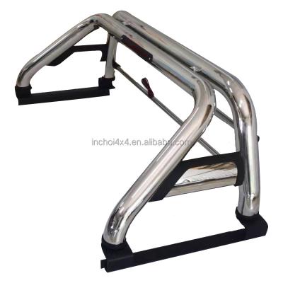 China Stainless Steel 4x4 Sports Bar Roll Bar Pickup Truck Accessories Type New Roll Bar For Isuzu D-MAX for sale