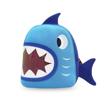 China Preschool Children School Backpack Cute Shark Shockproof Customized for sale