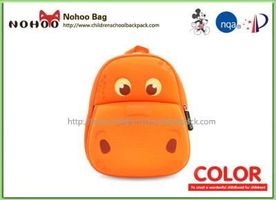 China Hippo Style Boys Backpacks For Kindergarten , Kids Animal Backpack NH028 for sale