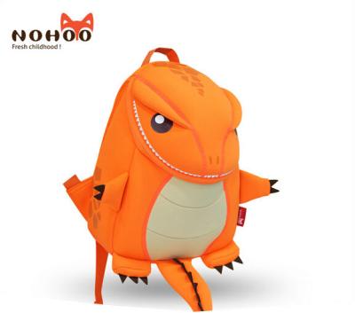 China Mochilas modificadas para requisitos particulares naranja del niño con el artículo doble del hombro en venta