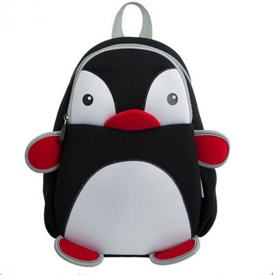 China Mochila animal bonita negra del niño con las correas de hombro de presión reducida en venta