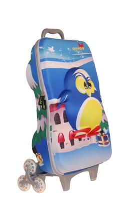 China Funny Rolling Kids Hard Case Luggage For School / Travel / Trip NHL002 for sale