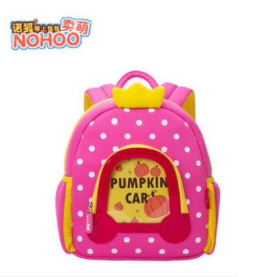 China Lovely Pumpkin Angel Design Neoprene Toddler Backpack With Dots for sale