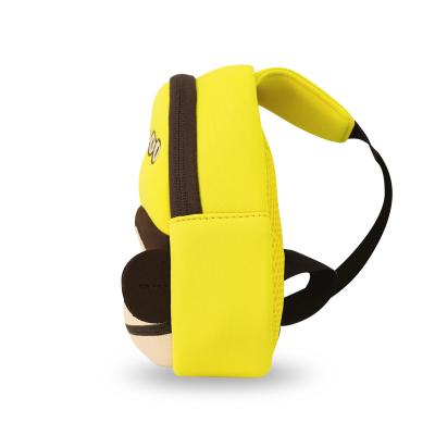 China Yellow Outdoor Animal Sling Bag , Kids Messenger Bag Shockproof for sale