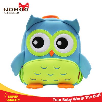 China Lovely owl desgin waterproof kids toddler backpack for boys girls for sale