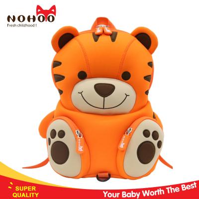 China Mochila del niño de los niños del bolso del bebé del tigre del neopreno de NOHOO para los 28*9*19cm que acampan en venta