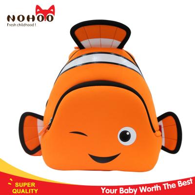 China 240g Ultra-light fashional clown fish animal backpack cute toddler backpack for travel for sale