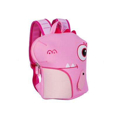 China NHB213 Wholesale neoprene animal soft toddler backpack with 3D printing for sale