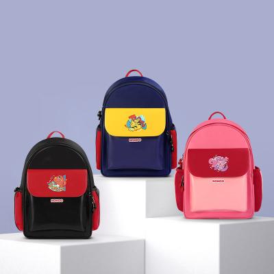 China Bolsos de escuela durables del bolso de libro infantil de la prenda impermeable del poliéster de la PU de NHB326 Nohoo para el estudiante en venta