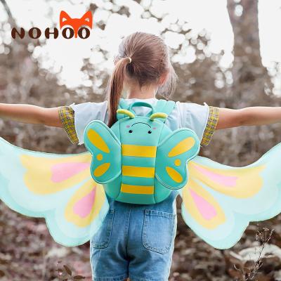 China Mochila del neopreno de la guardería de la prenda impermeable del peso ligero de la mariposa NHB125 para las niñas en venta