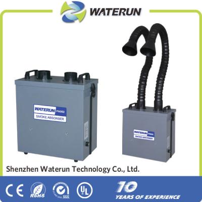 China Portable Welding Fume Extractor , Double Pipe Fume Purifying Filtering System for sale