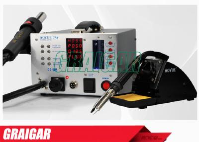 China 220V Industrial Welding Equipment Hot Air Gun / Soldering Iron SMD Solder Station AOYUE738 for sale