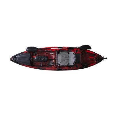 China Hot Selling LLDPE / HDPE Sit On Top Rotational Molded Kayak Fishing Boat for sale