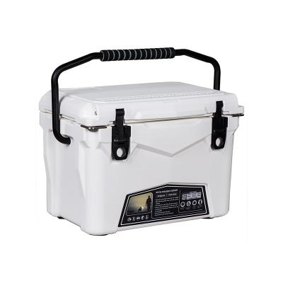 China 20QT Waterproof Hard Plastic Cooler Durable Customized Color Outdoor Insulated Cooler Box for sale