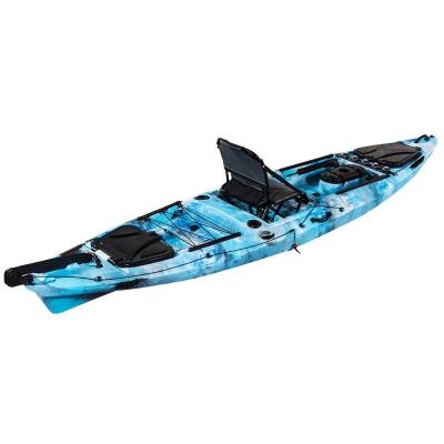 China LLDPE Plastic China Cheap Rotational Molded Sit On Top Canoe Fishing Kayak for sale