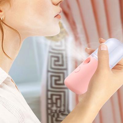 China Mini Ionic Facial Steamer Mist Maker USB Steam Mist Maker SPA Water Cooling Portable Nano DEEP CLEANSING Facial Sprayer for sale