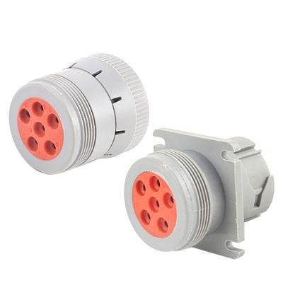 China HD16-6-12S-B010 HD10-6-12P German HD Series J1939 Automotive Waterproof Plug 6 Pin Circular Heavy Duty Connectors for sale