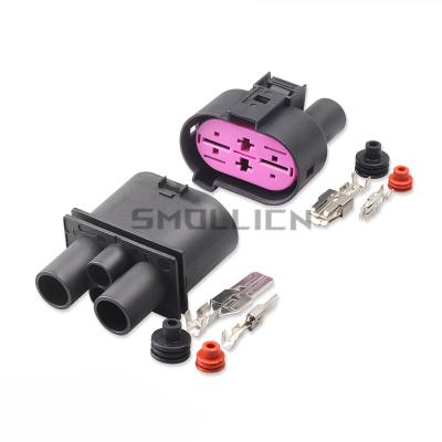 China 1J0906444 1J0906234 4 Pin Auto Fan Plug Wiring Harness Sensor Automotive Connector For VW Passat Tiguan Golf Skoda Octavia Audi for sale