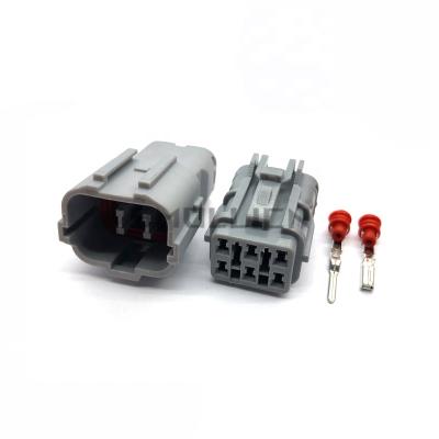 China Automotive MG640337 MG610335 7222-7484-40 6 Pin Way Gray Female Male Plug KET ECU Electrical Wire Automotive Waterproof Connector for sale