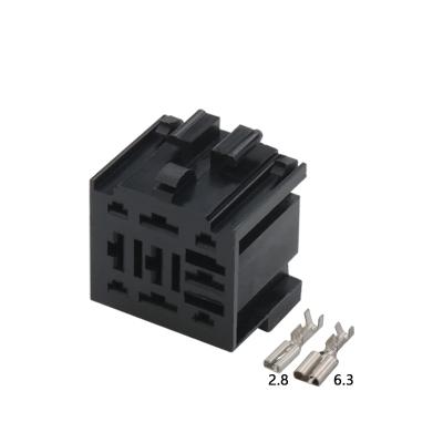 China 161937501B 9 Pin Automotive Electric Motorcycle Wiring Harness Cable Relay Connector Socket Car Fuse Socket for sale